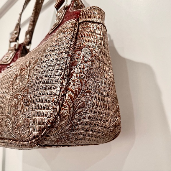 P&G Western Red & Gold w/Rhinestone Accents Shoulder Bag NWT - Picture 16 of 16